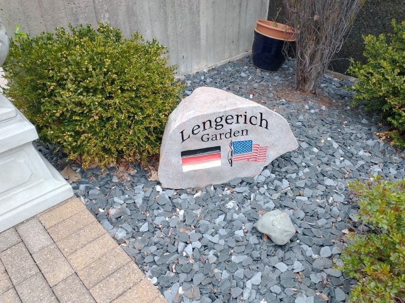 Lengerich Garden signage. Click for full size. Lengerich Garden signage image. Click for full size.