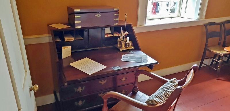 Brick Barracks Interior: Chair & Desk image. Click for full size.