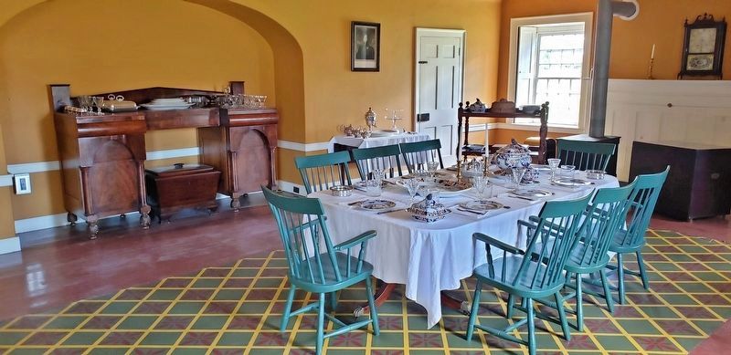 Brick Barracks Interior: Dining Room image. Click for full size.