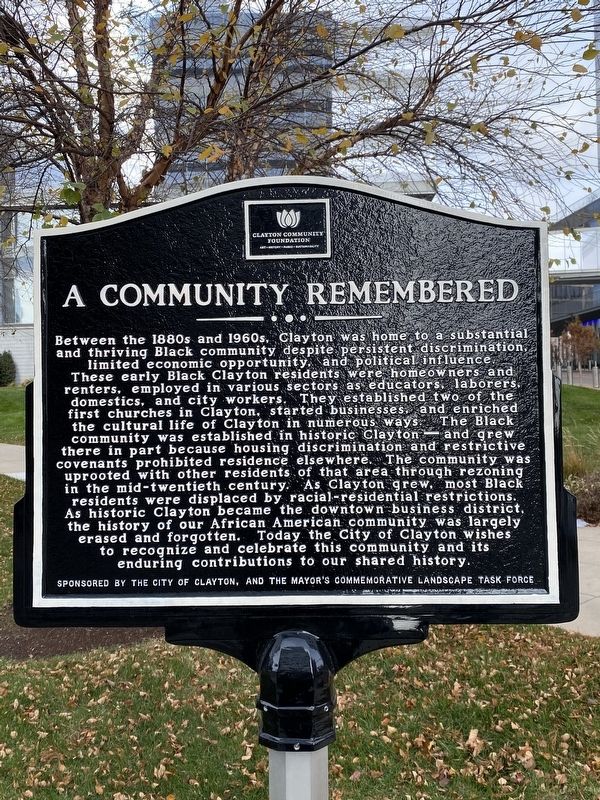 A Community Remembered Marker image. Click for full size.