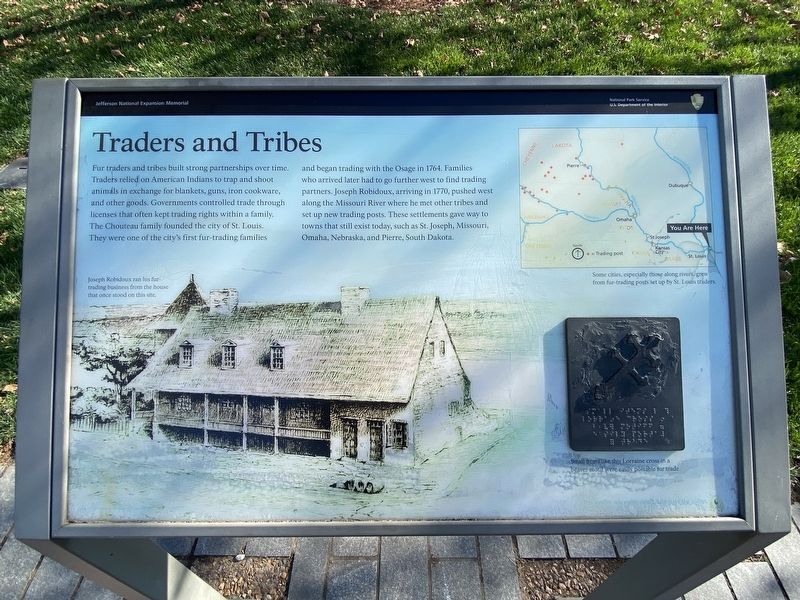Traders and Tribes Marker image. Click for full size.