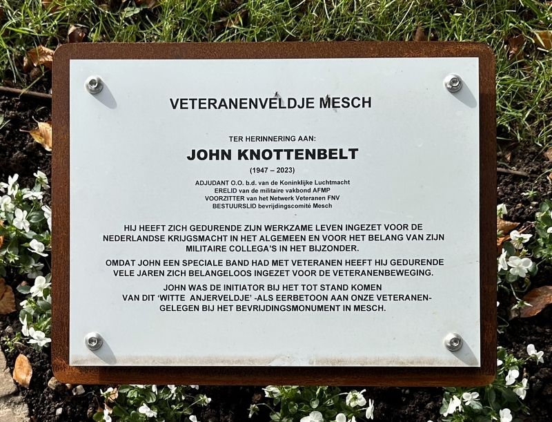 John Knottenbelt Marker image. Click for full size.