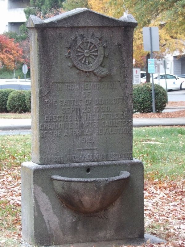 The Battle of Charlotte Marker image. Click for full size.