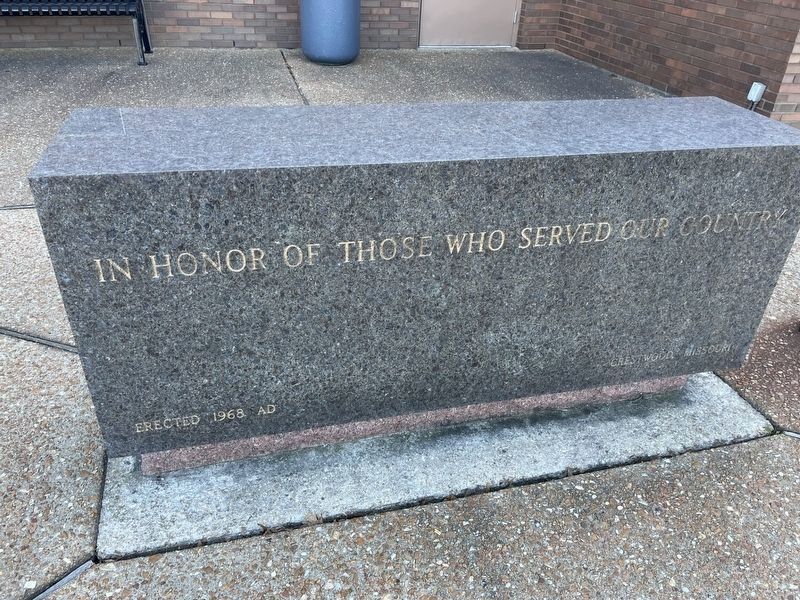 Veterans Memorial. Click for full size. Veterans Memorial image. Click for full size.