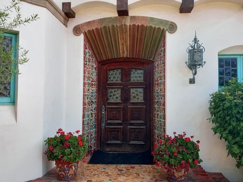Adamson House Entrance. Click for full size. Adamson House Entrance image. Click for full size.