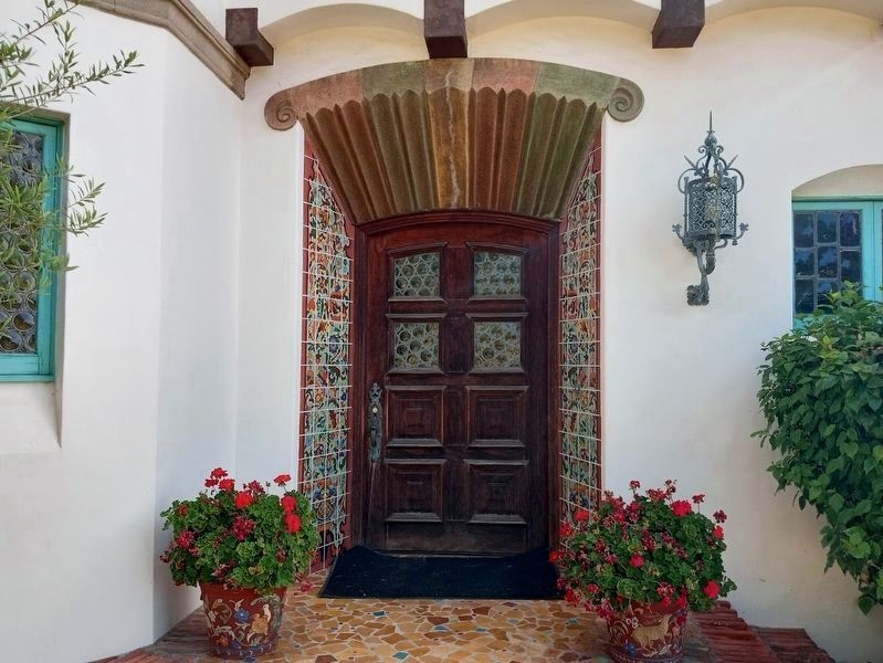 Entrance to the Adamson House image. Click for full size.