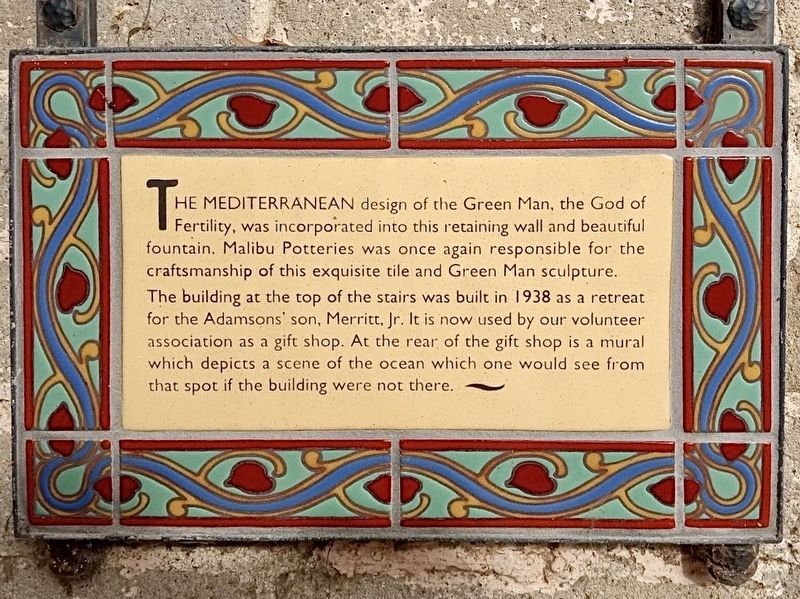 Green Man sculpture Marker. Click for full size. Green Man sculpture Marker image. Click for full size.