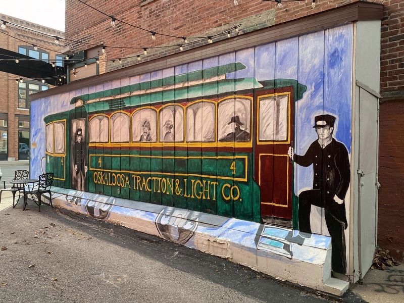 Trolley Car Mural. Click for full size. Trolley Car Mural image. Click for full size.