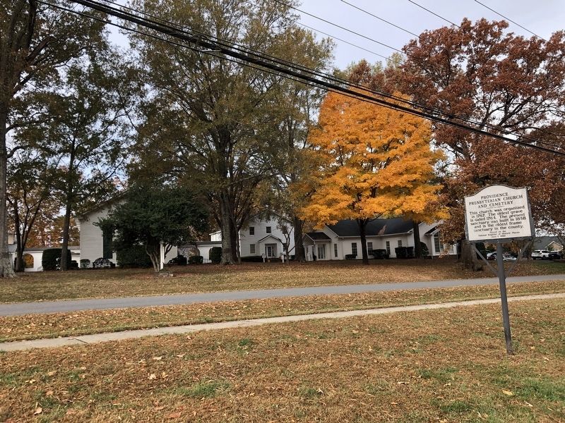 Providence Presbyterian Church and Cemetery Marker image. Click for full size.