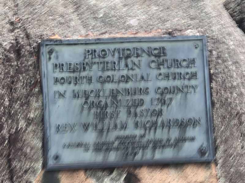 Providence Presbyterian Church Marker image. Click for full size.