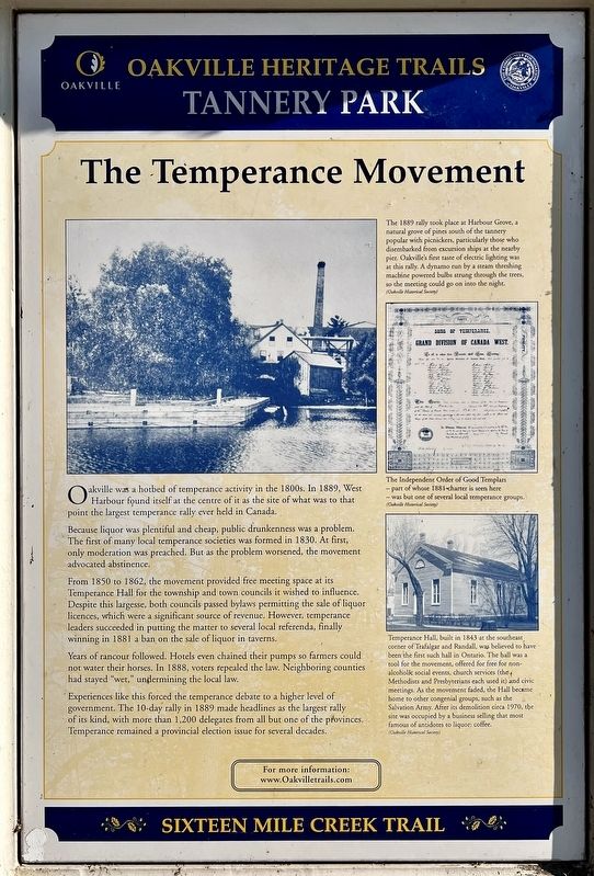 The Temperance Movement Marker image. Click for full size.