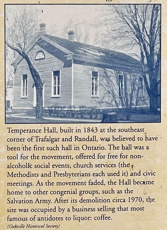 The Temperance Movement marker photo detail image. Click for full size.