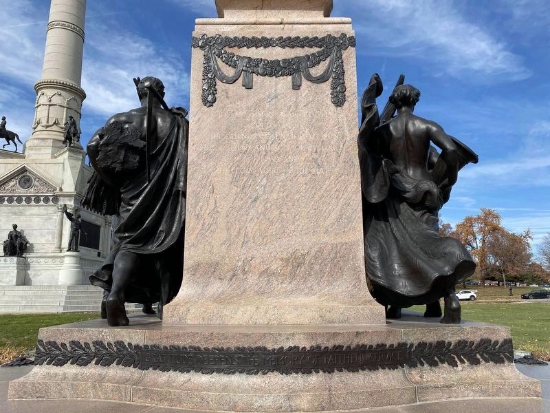 William Boyd Allison Monument, South Side image. Click for full size.