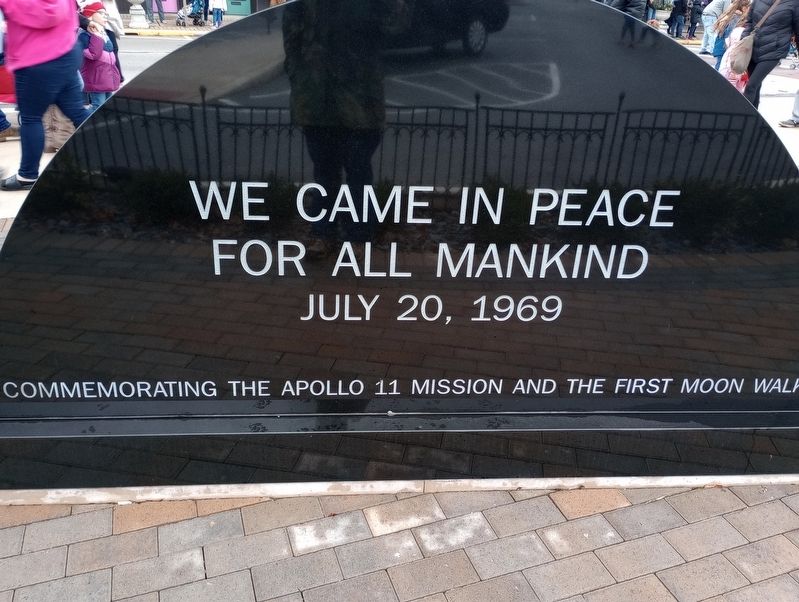 Apollow 11 Mission and the First Moon Walk Marker image. Click for full size.