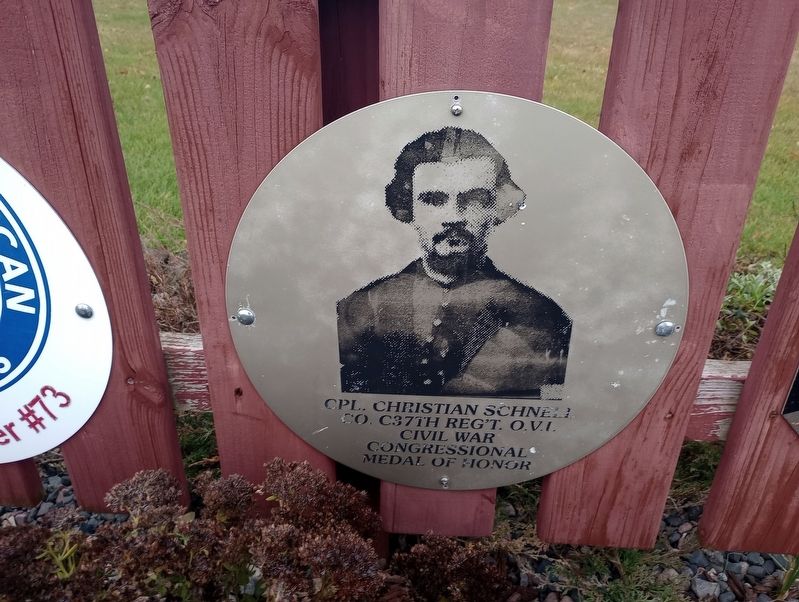 Cpl. Christian Schnell Marker image. Click for full size.