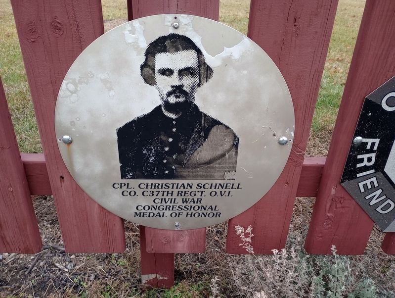 Cpl. Christian Schnell Marker image. Click for full size.