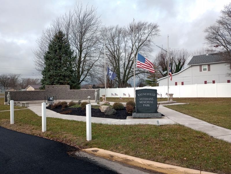 Waynesfield Veterans Memorial image. Click for full size.