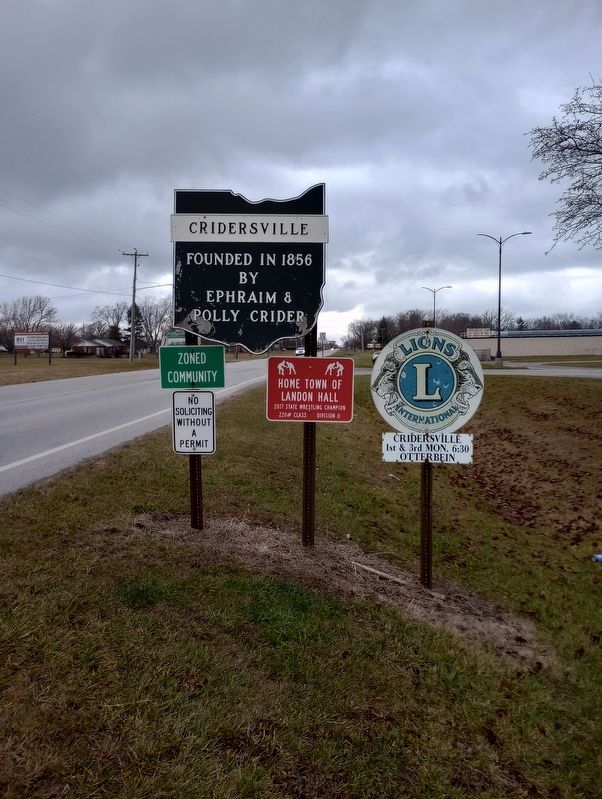 Cridersville Marker image. Click for full size.