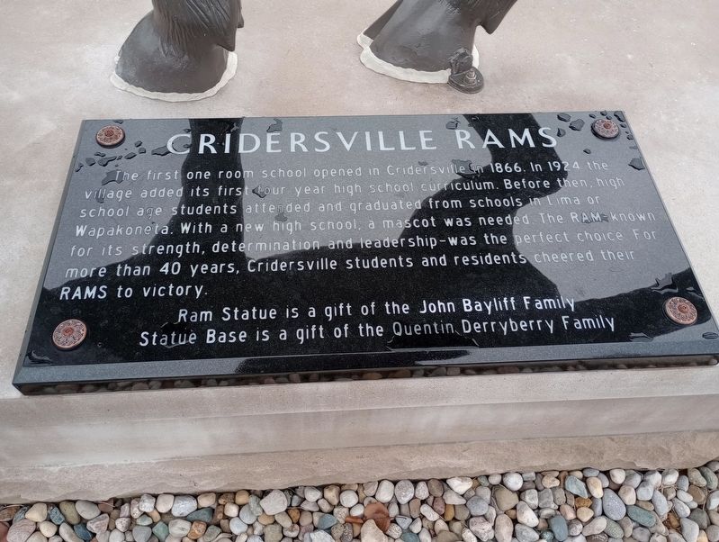Cridersville Rams Marker image. Click for full size.