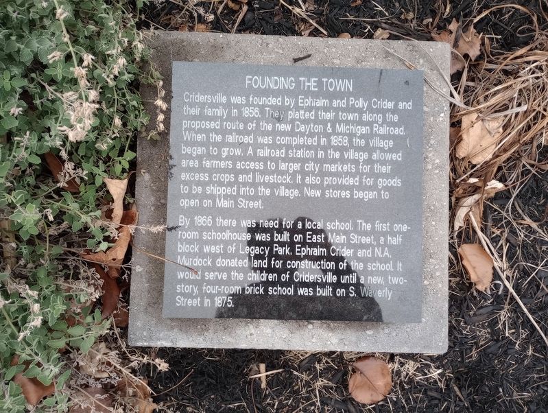 Founding The Town Marker image. Click for full size.