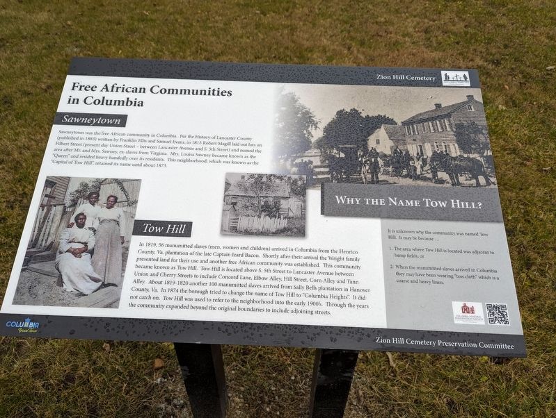 Free African Communities in Columbia Marker image. Click for full size.