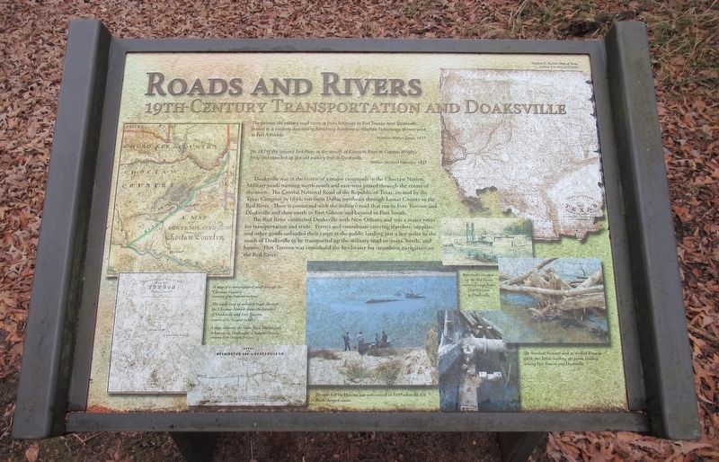 Roads and Rivers Marker image. Click for full size.