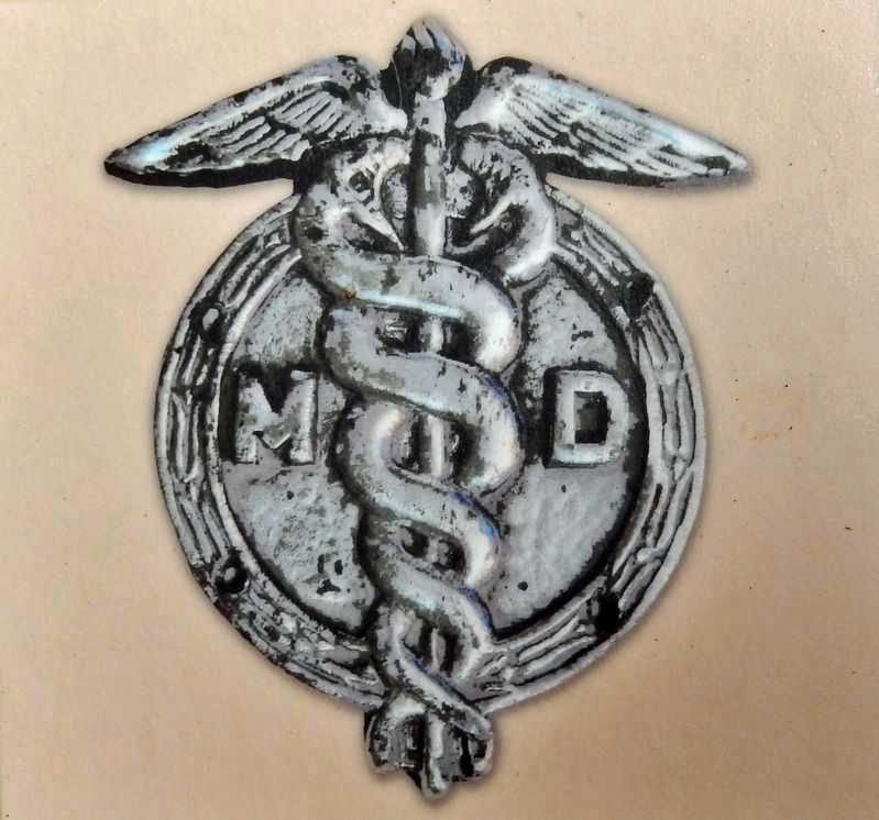 Marker detail: Medical Seal image. Click for full size.