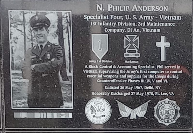N. PHILIP ANDERSON Marker image. Click for full size.