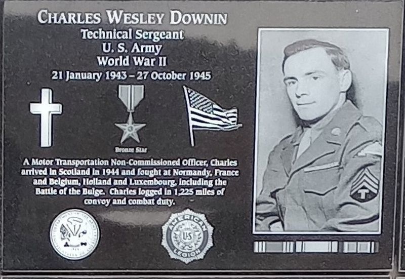 Charles Wesley Downin Marker. Click for full size. Charles Wesley Downin Marker image. Click for full size.
