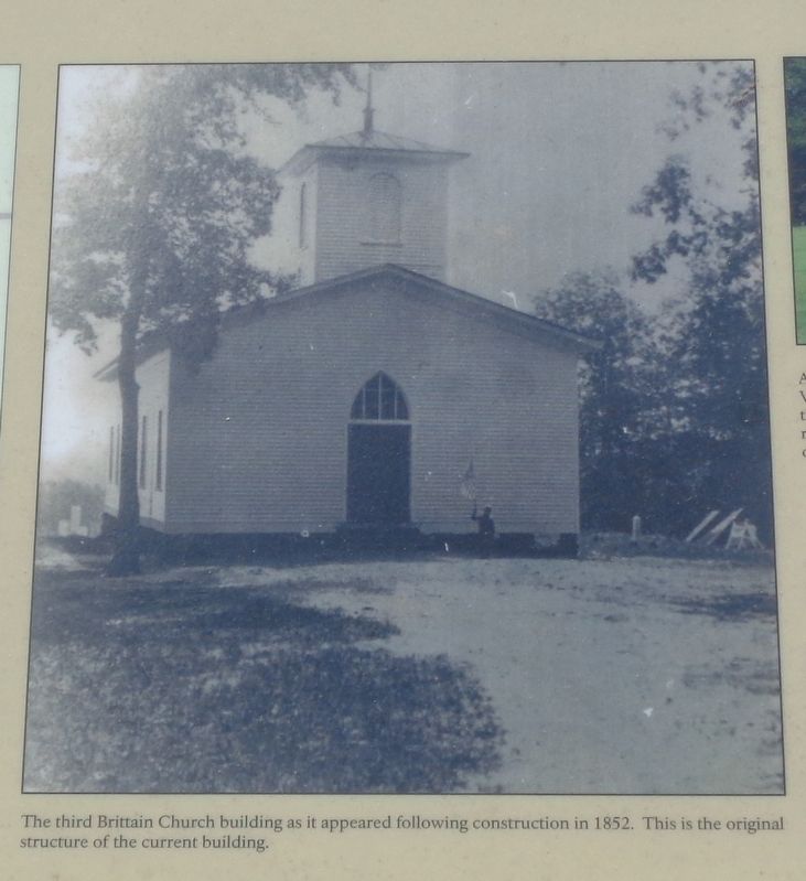 Brittain Presbyterian Church 1852 image. Click for full size.