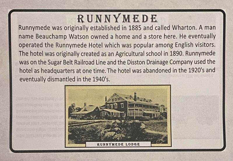Runnymede Marker. Click for full size. Runnymede Marker image. Click for full size.