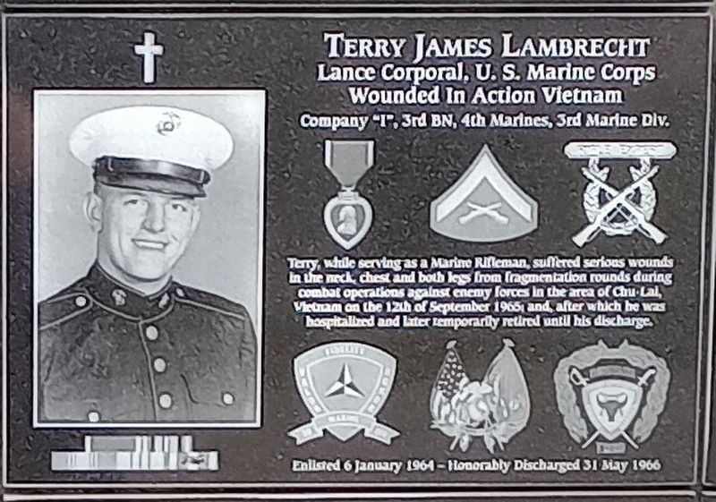 Terry James Lambrecht Marker image. Click for full size.