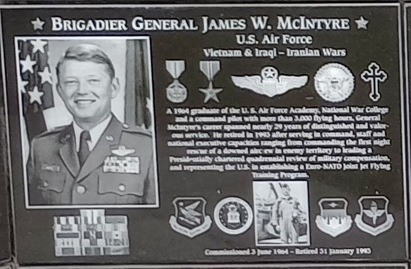 Brigadier General James W. Mcintyre Marker image. Click for full size.