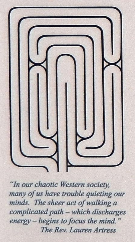 Marker detail: St. James Labyrinth Diagram image. Click for full size.