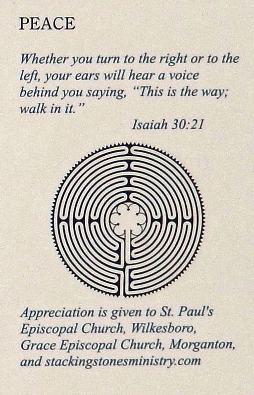 Marker detail: Peace image. Click for full size.