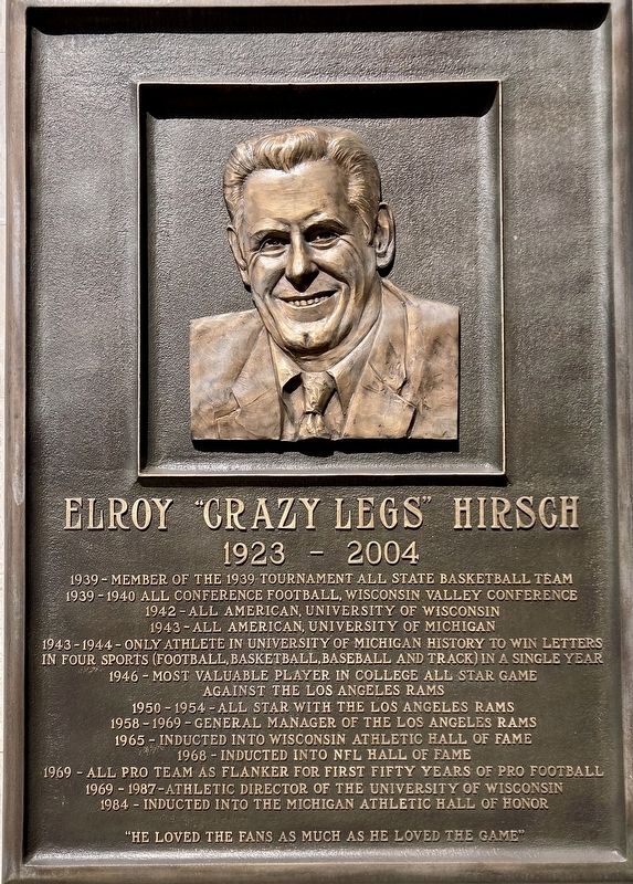 Elroy Crazy Legs Hirsch Marker image. Click for full size.