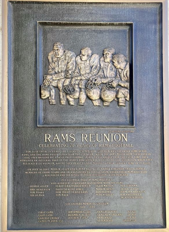 Rams Reunion Marker image. Click for full size.