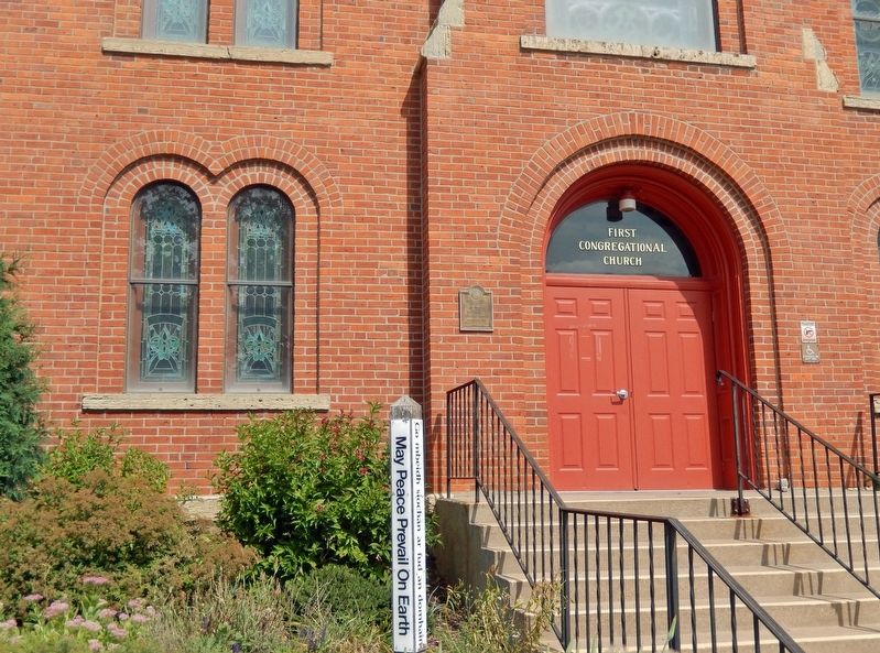 First Congregational Church Marker image. Click for full size.