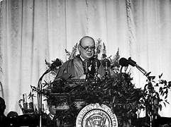 Winston Churchill's Iron Curtain Speech image. Click for full size.