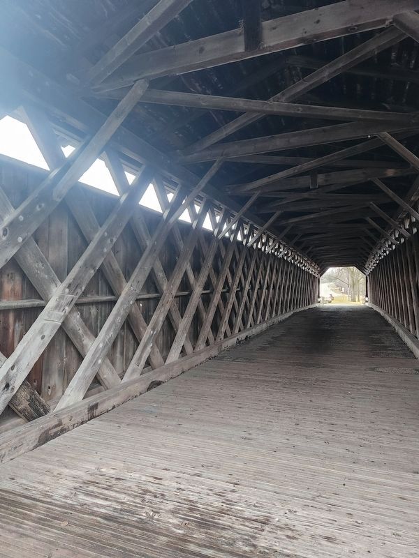 Covered Bridge Interior. Click for full size. Covered Bridge Interior image. Click for full size.