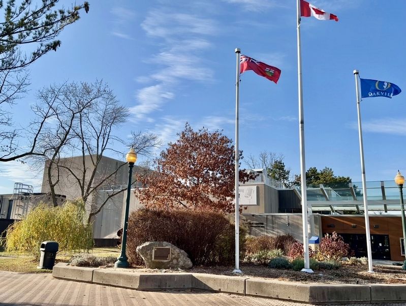 Oakville�s Meeting Hall Marker image. Click for full size.