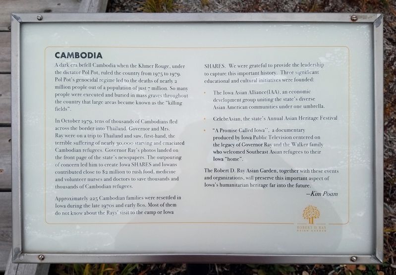 Cambodia Marker. Click for full size. Cambodia Marker image. Click for full size.