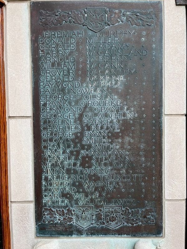World War I Memorial image. Click for full size.