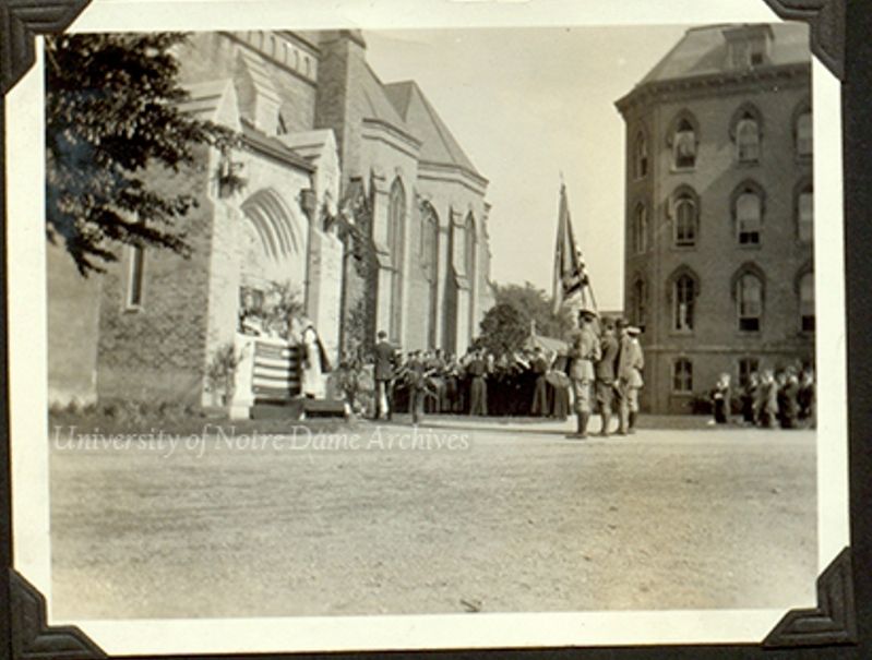 World War I Memorial mass (Decoration Day, 1925) image. Click for full size.