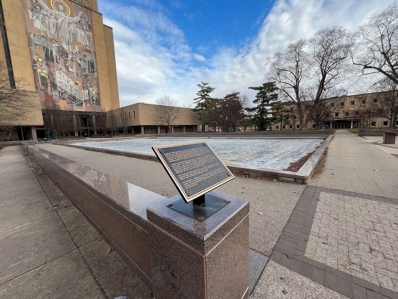 Endowed Professorships Marker and the Word of Life Mural image. Click for full size.