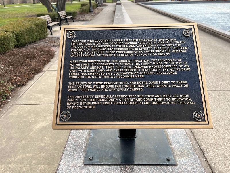Endowed Professorships Marker image. Click for full size.