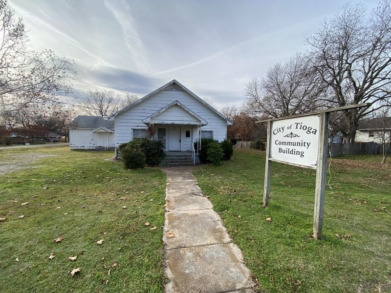 Primitive Baptist Church of Tioga Marker image. Click for full size.