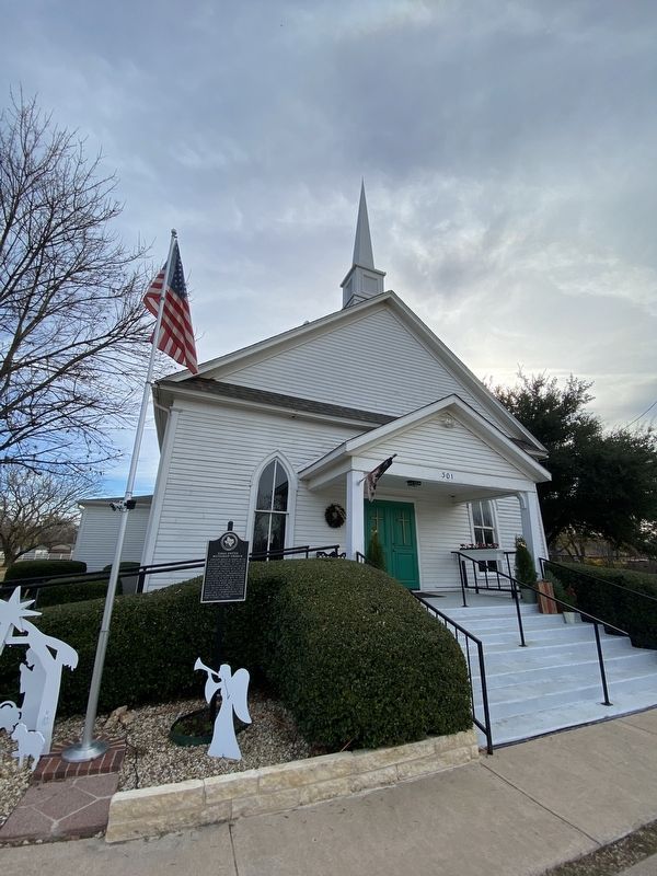 Tioga United Methodist Church Marker image. Click for full size.