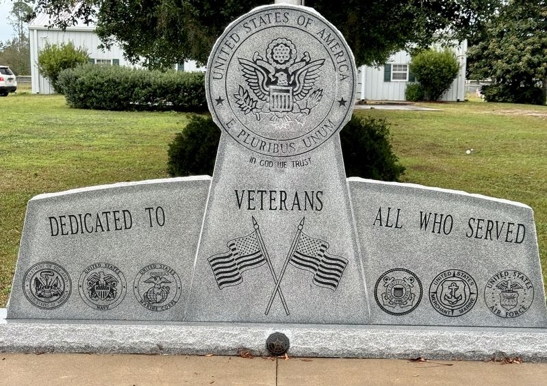 Veterans Memorial Marker. Click for full size. Veterans Memorial Marker image. Click for full size.