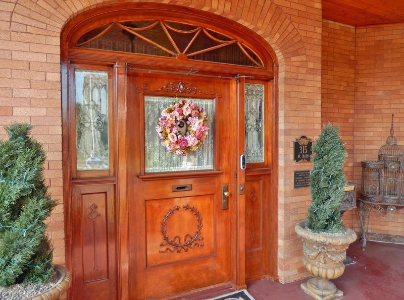 The Frank Burg House Marker image. Click for full size.